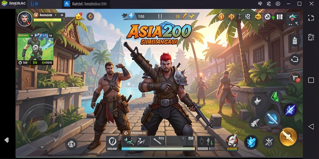 Tampilan gameplay ASIA200 yang menarik dan interaktif.