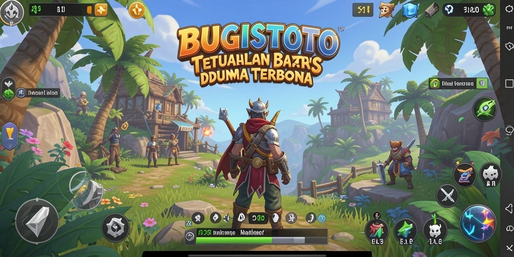 Tangkapan layar permainan <strong>BUGISTOTO</strong> menampilkan eksplorasi dunia terbuka yang memukau.
