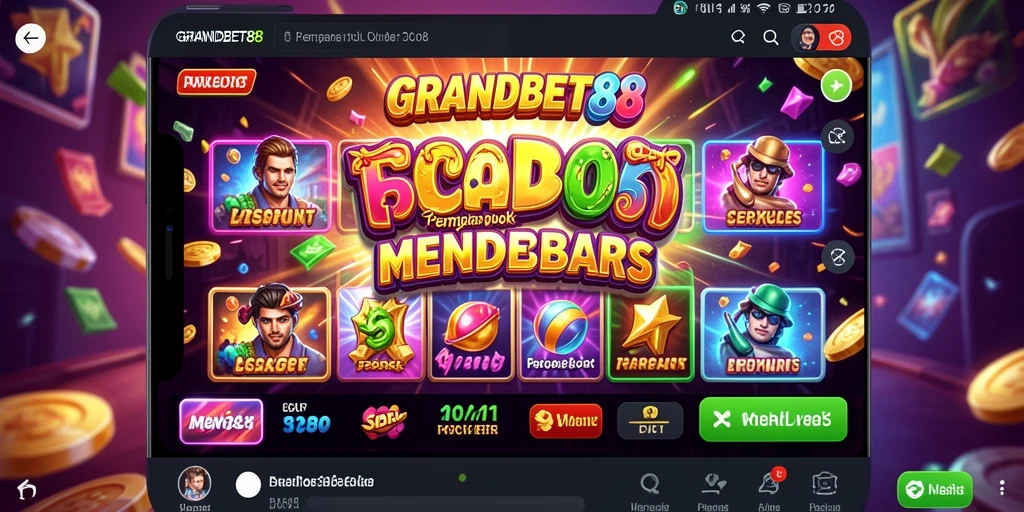 Screenshot gameplay menunjukkan keseruan bermain slot di GRANDBET88.