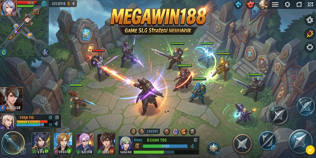 Tampilan gameplay menarik dari MEGAWIN188 dengan elemen strategi yang mendalam.